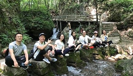 Our sales team enjoy the summer holiday in laojun mountain of luanchuan county